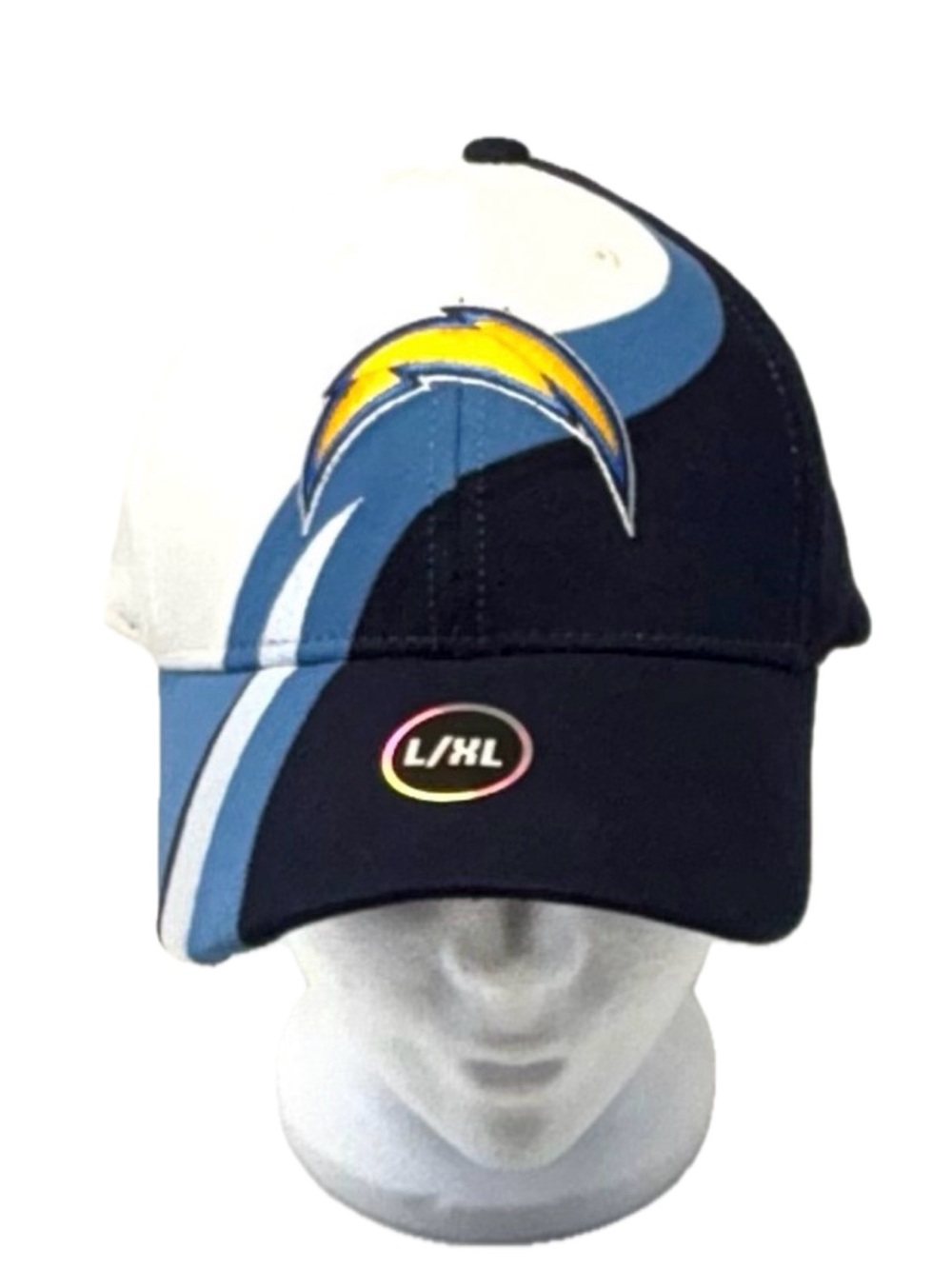 LA Chargers NFL Team Apparel Flex Fit Hat Cap L/XL Excellent Condition